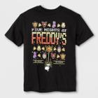 Boys' Short Sleeve Five Nights At Freddy's T-shirt - Black