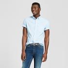 Petitemen's Slim Fit Short Sleeve Button-down Shirt - Goodfellow & Co Bayshore Blue