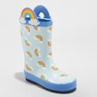 Toddler Girls' Reveliza Rain Boots - Cat & Jack Blue