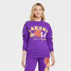 Women's La Lakers Nba Graphic Sweatshirt - Purple