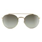 Target Men's Round Aviator Sunglasses With Silver Mirrored