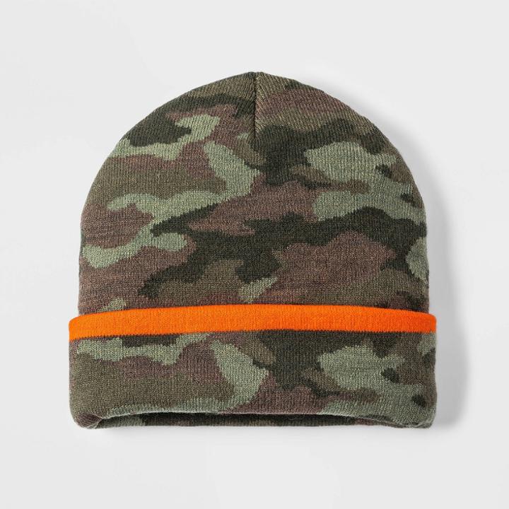 Boys' Beanie Hat - Cat & Jack Khaki, Green