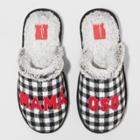 Women's Family Sleep Mama Oso Slippers - Wondershop Black