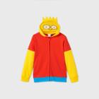 Boys' The Simpsons Bart Sweatshirt - Yellow/red/blue Xxl, Blue/red/yellow
