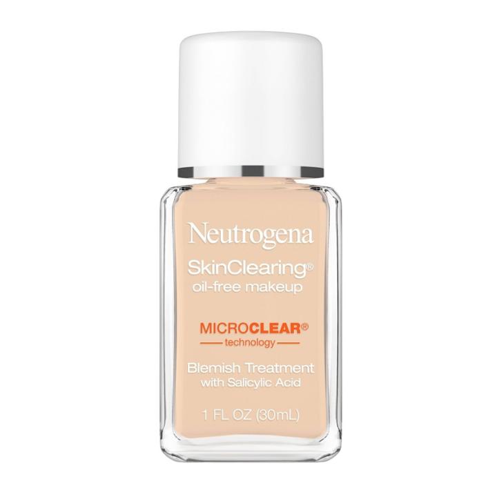 Neutrogena Skin Clearing Oil-free Liquid Foundation With Salicylic Acid - 30 Buff