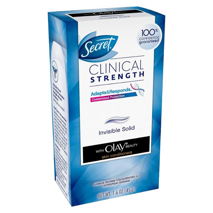 Secret Clinical With Olay Skin Conditioners Invisible Solid Antiperspirant