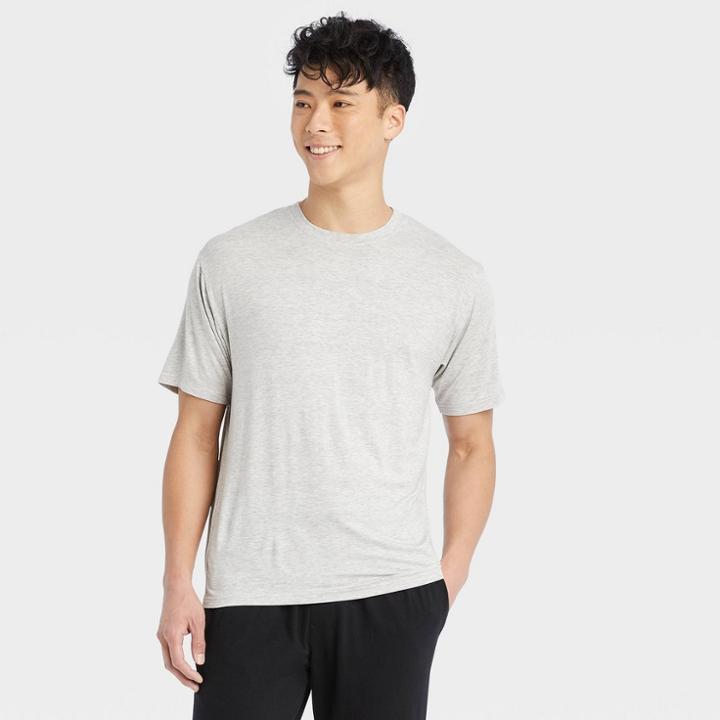 Hanes Premium Men's Modal Sleep Pajama T-shirt - Heather Gray