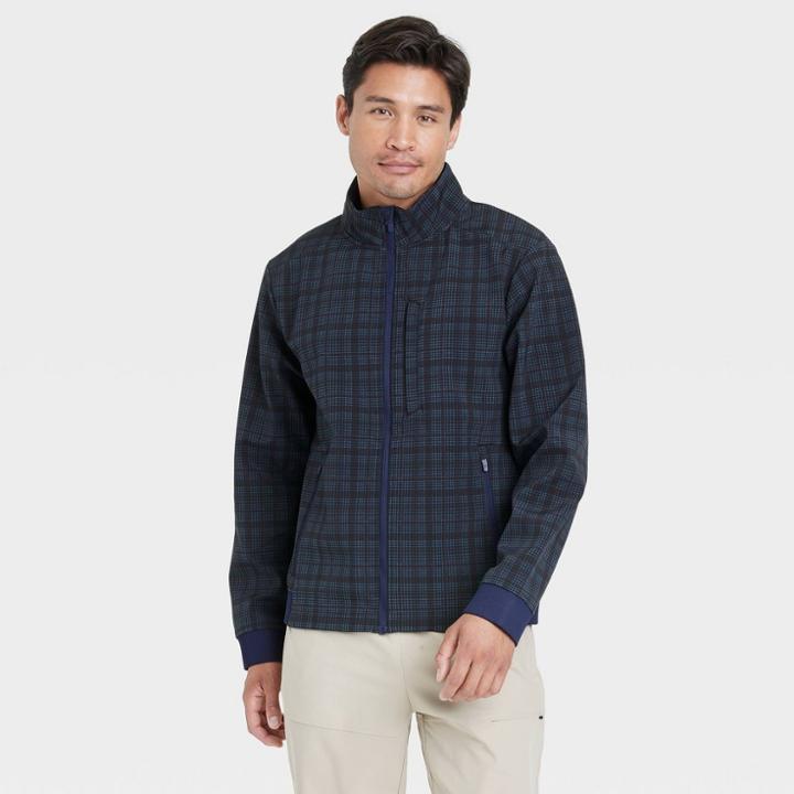Men's Softshell Jacket - All In Motion Navy Blue