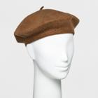 Women's Wool Beret - A New Day Brown, Camel