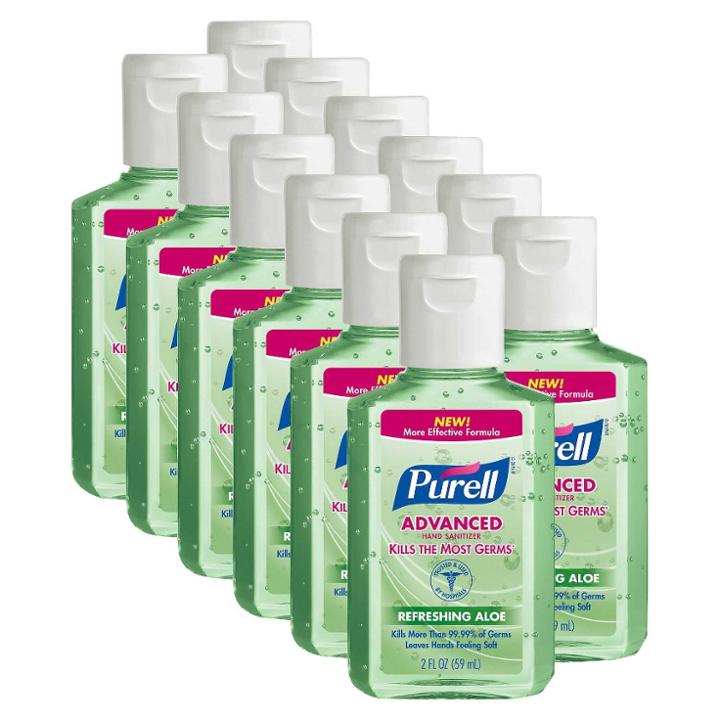 Purell Advanced Hand Sanitizer Refereshing Aloe - 2 Fl Oz