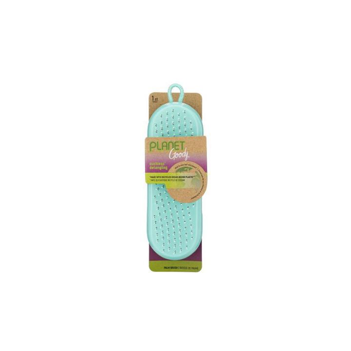 Goody Planet Ocean Rescue Palm Hair Brush - Teal Blue