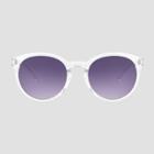 Women's Narrow Geo Sunglasses - Universal Thread Clear