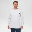 Dickies Men's Cotton Heavyweight Long Sleeve Pocket T-shirt, Size: Large, Grey Gray