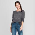 Women's Halloween Favorites Print Sweatshirt - Grayson Threads (juniors') Black