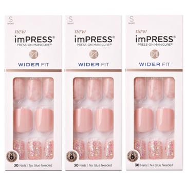 Kiss Impress Press-on Manicure Wide Fake Nails - Just A Dream