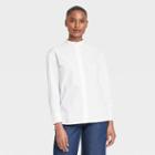 Women's Long Sleeve Button-down Shirt - Who What Wear White