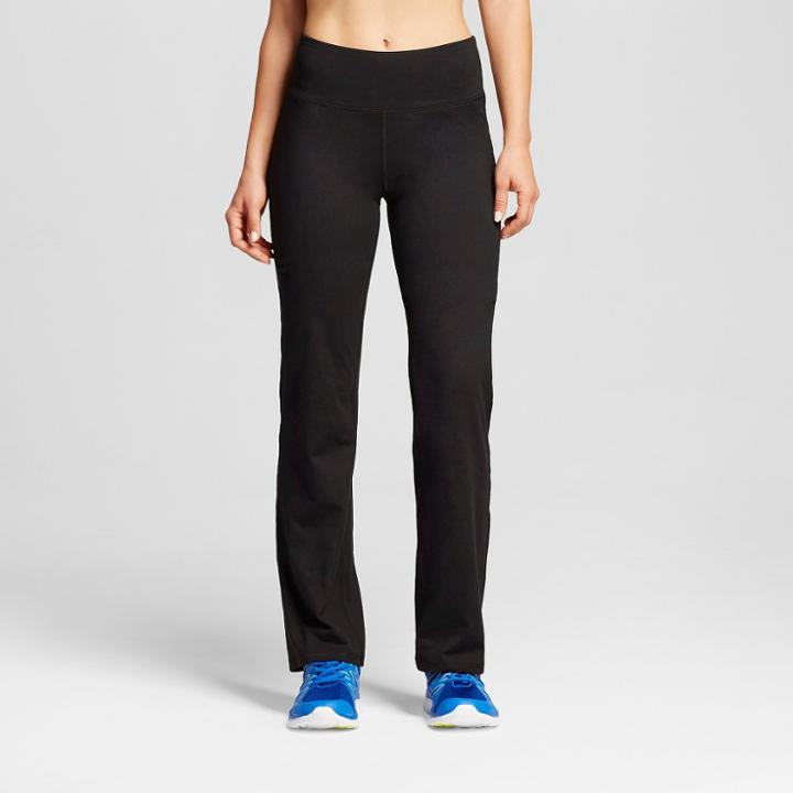 Women's Performance Curvy Yoga Pants - C9 Champion Black Xs-long,