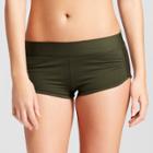 Mossimo Women's Shortsie Swim Shorts - Olive (green) -