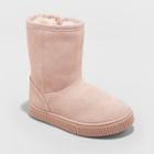 Toddler Girls' Kya Suede Ankle Fashion Boots - Cat & Jack Pink