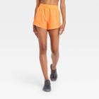 Women's Mid-rise Run Shorts 3 - All In Motion Light Orange