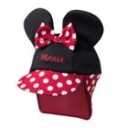 Toddler Girls' Disney Minnie Mouse Safari Sun Hat - Black/red