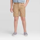 Oversizeboys' Quick Dry Chino Shorts - Cat & Jack Brown 10 Husky, Boy's