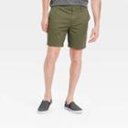 Men's 7 Flat Front Shorts - Goodfellow & Co Green