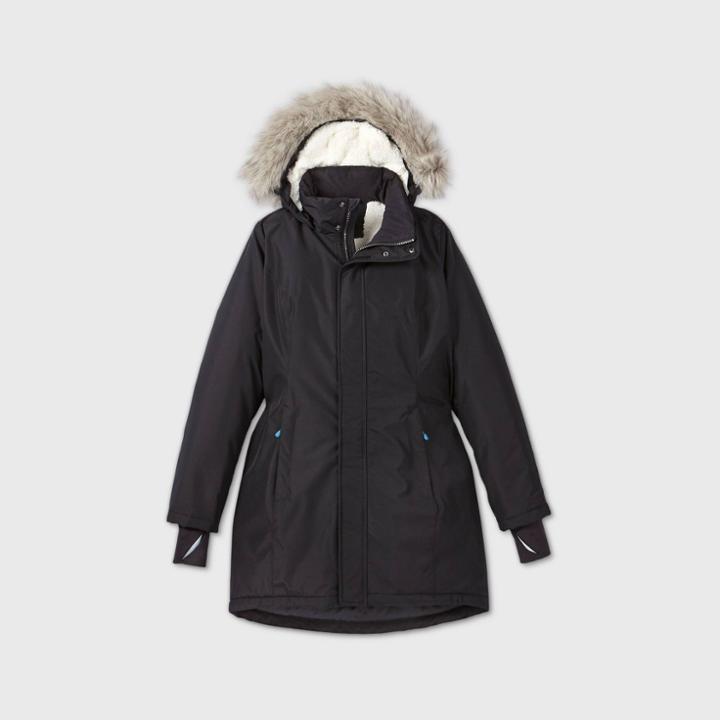 Women's Parka Jacket - All In Motion Black