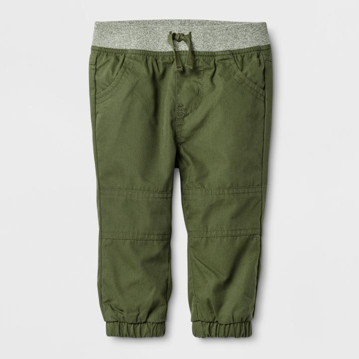 Baby Boys' Marled Jogger Pants - Cat & Jack Green