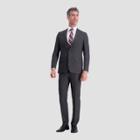 Haggar H26 Men's Slim Fit Premium Stretch Suit Jacket - Charcoal Heather 34