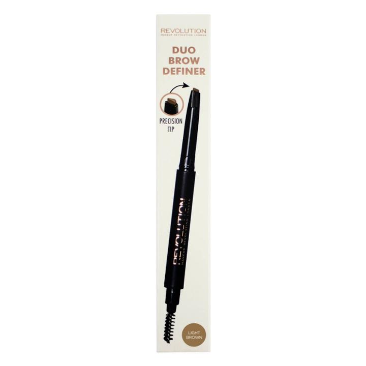 Revolution Beauty Duo Brow Definer - Light Brown