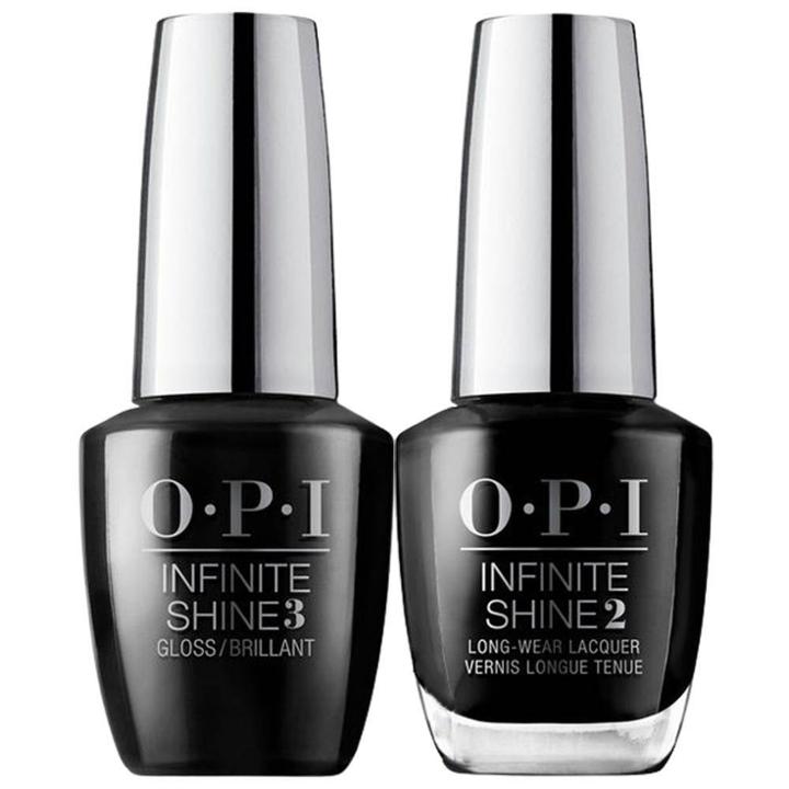 Opi Infinite Shine Prostay Top Coat Duo - Black Onyx