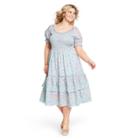 Women's Plus Size Celeste Smocked Puff Sleeve Dress - Loveshackfancy For Target