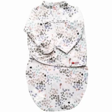 Embe Emb Starter Long Sleeve Swaddle Wrap With Fold Over Mitts - Disperse Watercolor