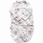 Embe Emb Starter Long Sleeve Swaddle Wrap With Fold Over Mitts - Disperse Watercolor