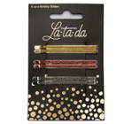 La-ta-da Glitter Metallic Bobby Slides - 6ct, Girl's, Bronze