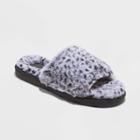 Women's Emma Leopard Faux Fur Slide Slippers - Stars Above 6, Leopard/multicolor