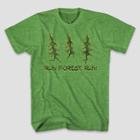 Mad Engine Men's Run Forest Run Short Sleeve Graphic T-shirt - Green