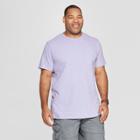 Men's Big & Tall Regular Fit Short Sleeve Crew T-shirt - Goodfellow & Co Restful Plum
