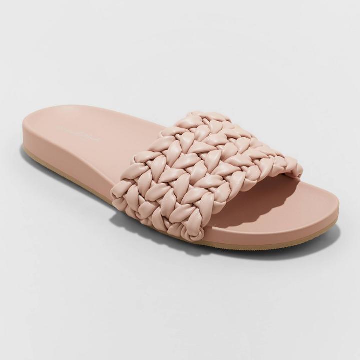 Women's Renae Slide Sandals - Universal Thread Blush