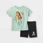 Girls' Spirit Riding Free Top & Bottom Set - Green