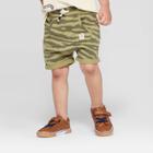 Toddler Boys' Front Pocket 'tiger' Shorts - Art Class Green 18m, Boy's, Brown
