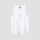 Women's Button-front Thermal Tank Top - Wild Fable White