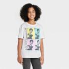 Girls' Oversized Aretha Franklin Short Sleeve Graphic T-shirt - Art Class White