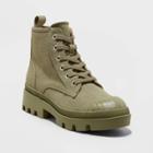 Women's Teagan Lace-up Sneaker Boots - Universal Thread Olive Green
