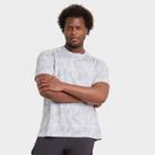 Men's Short Sleeve Seamless T-shirt - All In Motion White Heather