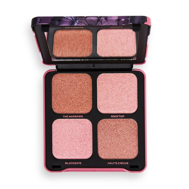 Makeup Revolution X Dc Dangerous Love Highlighter Quad