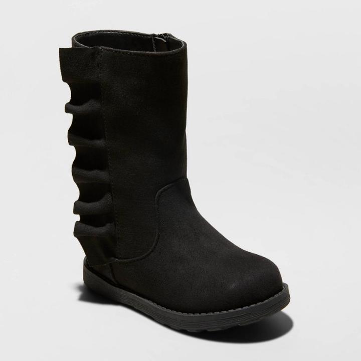 Toddler Girls' Reva Fashion Boots - Cat & Jack Black