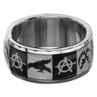 Men's Sons Of Anarchy Stainless Steel Anarchy Logo Ring