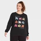 Women's Disney Mickey Plus Size Graphic Sweatshirt - Black